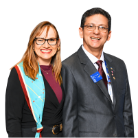 Joelcirney Santos Klimaschewsk e esposa Alice Ens Klimaschewsk