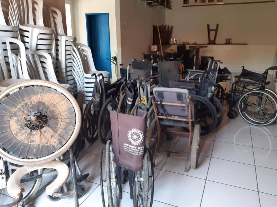 Reforma Banco de Cadeiras de Rodas em Parceria com a Cadeia Publica