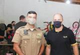 Compareceram ao mutirão:  Coronel Jeferson Schmidt,  e o Sargento Donizete e Soldado Sarah do 10º Batalhão da PM de Blumenau; Carine, do  departamento comercial da Nathor Bicicletas. Nome Denise Castelani- Gerente Comercial da Metal Clin Hospitalar