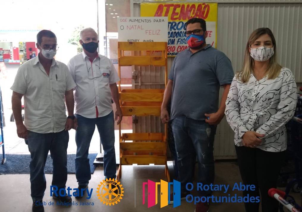 Entrega de suporte para coleta de alimentos e outros itens de necessidade básica