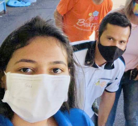 A presidente eleita 2021-2022 , advogada Isabella Correia da Silva e o atual presidente 2020-2021, engenheiro Fernando Pontes. Uma nova geração mantém o ritmo do Rotary na travessia da pandemia