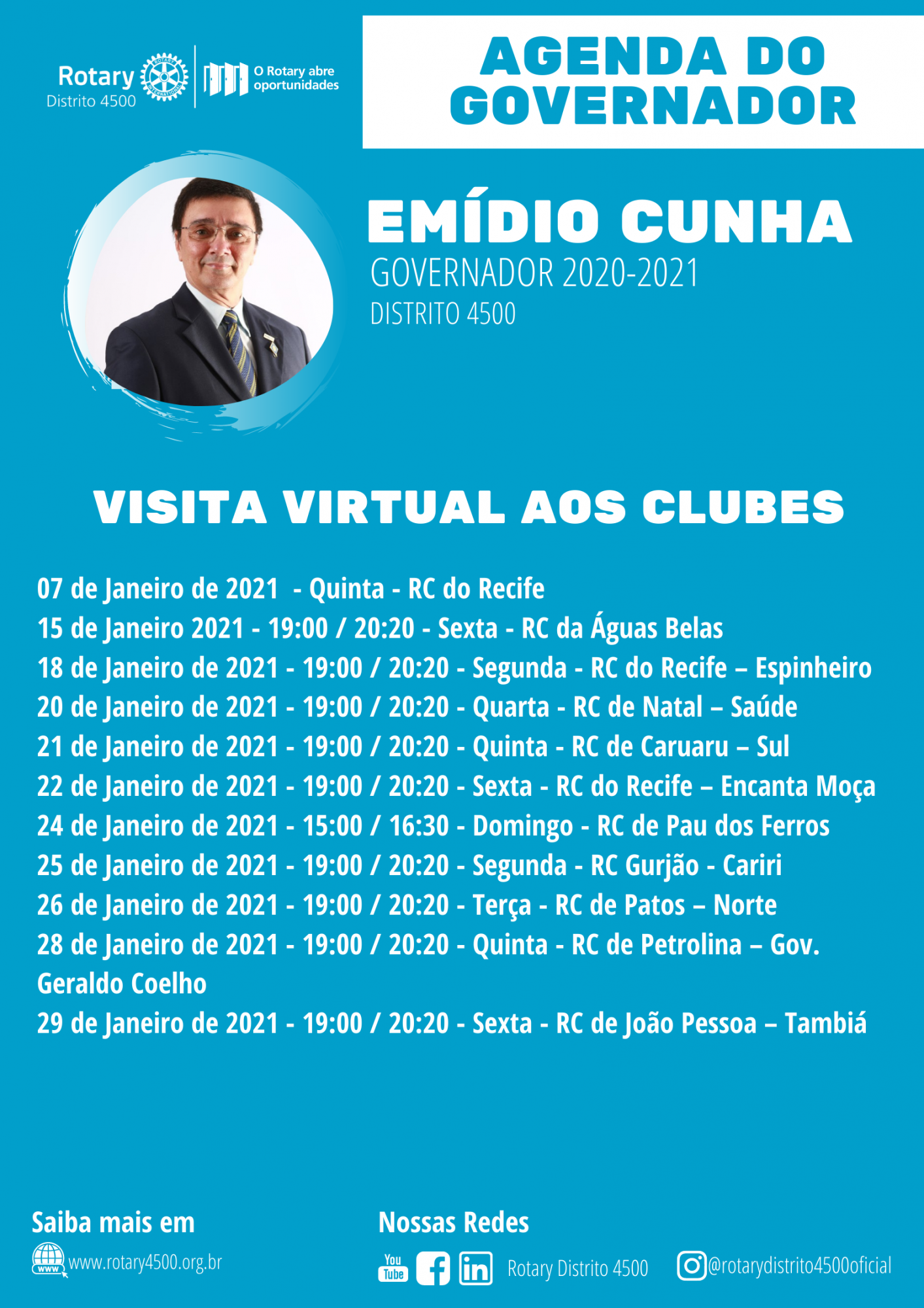 Agenda do Governador