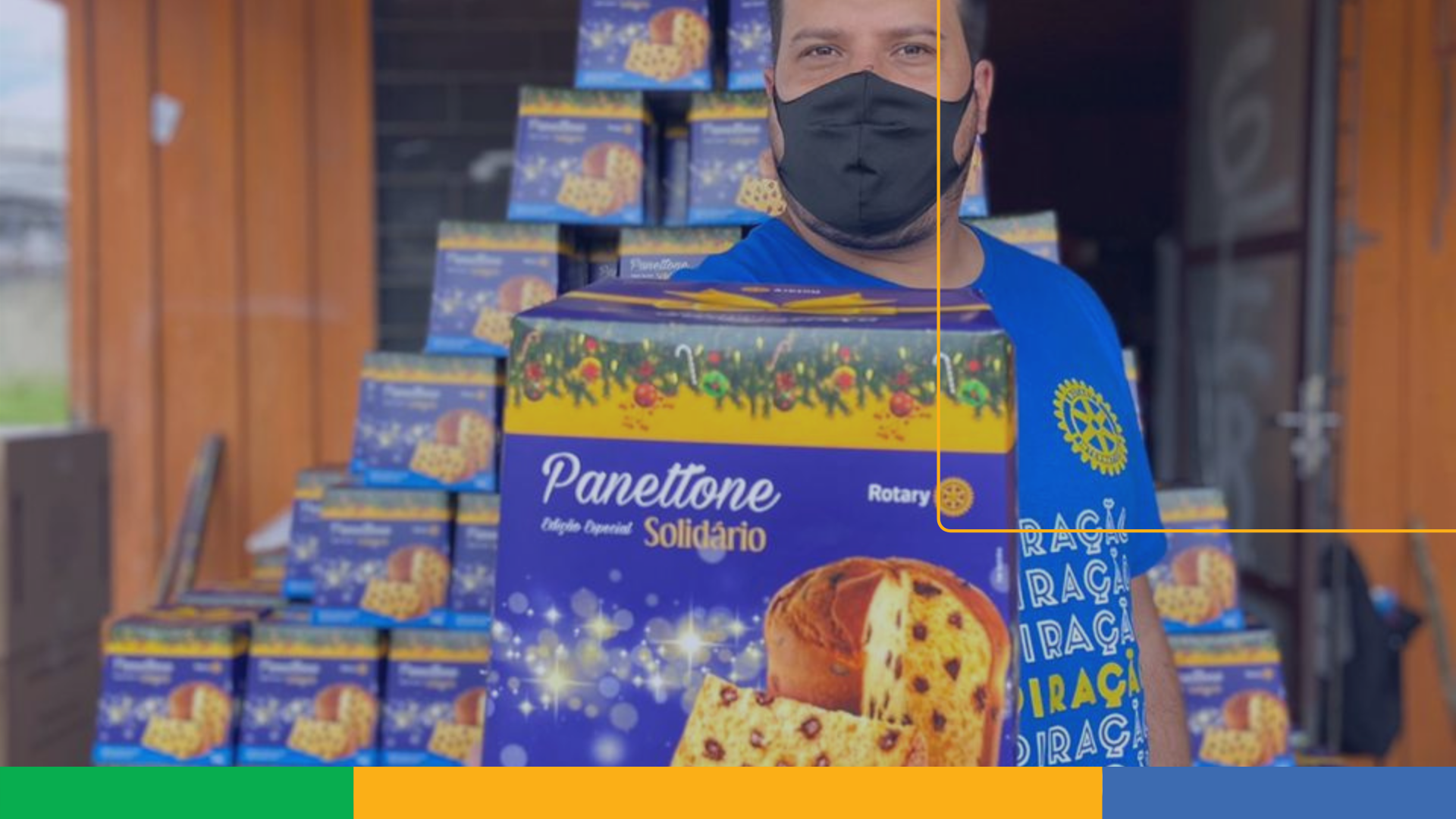 Rotarianos se uniram para auxiliar moradores em situação de vulnerabilidade e despejados durante o feriado