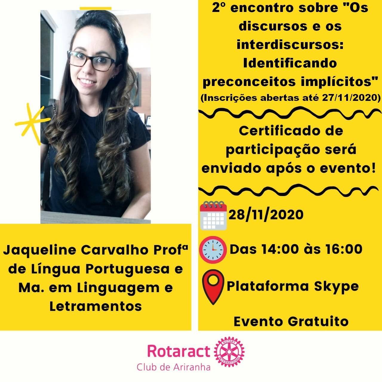 2º encontro sobre "Os discursos e os interdiscursos: Identificando preconceitos implícitos"