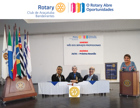 Gravação da 19ª RO - 1567 da Fundação do Rotary Club de Araçatuba Bandeirantes - Informação Rotária Fundação Rotária Novas Mudanças - Companheiro Paulo e Sidney - 19/01/2021