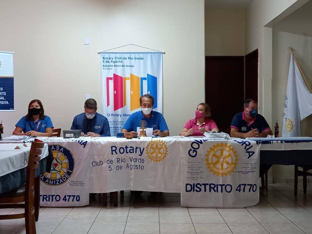 Visita Oficial da Governadora Fabiana Franco ao Rotary Club de Rio Verde 5 de Agosto