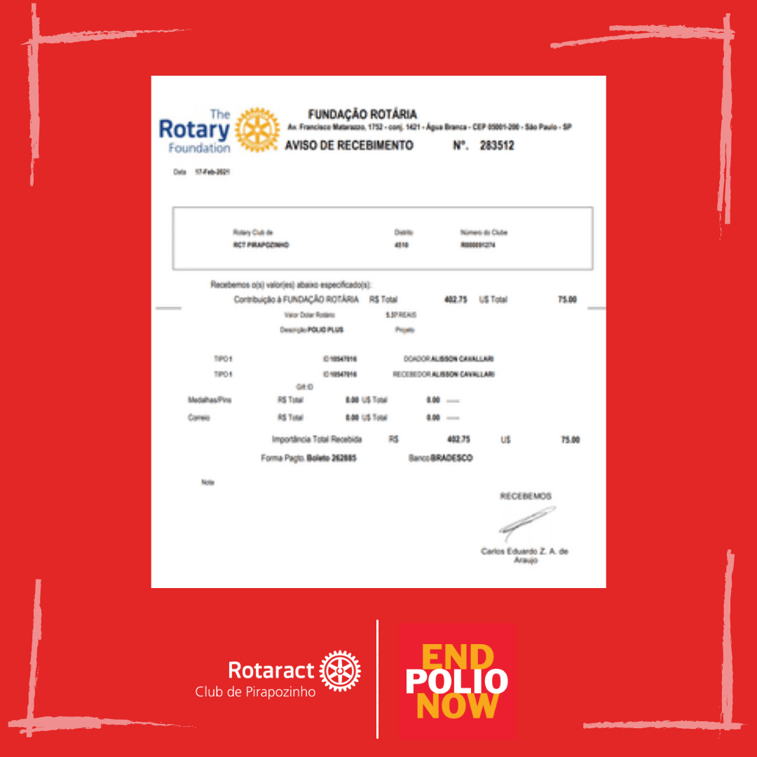 Comprovante de pagamento ❣️