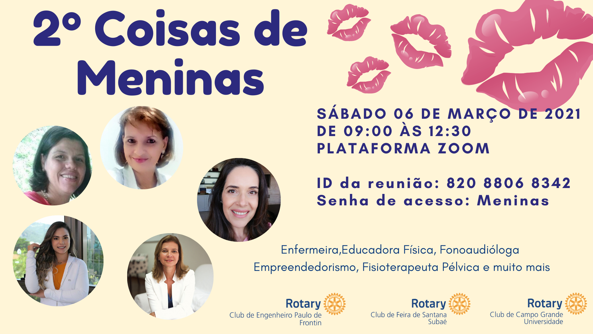 Seja você também pessoas em ação ,Mulheres no Rotary