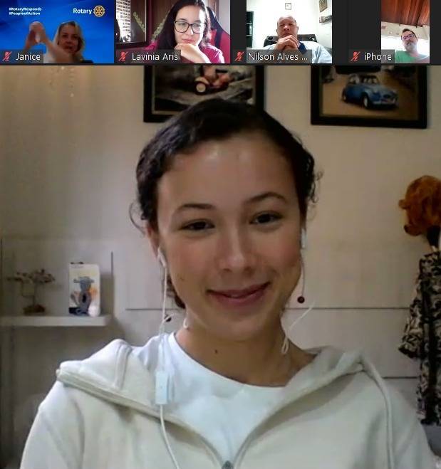 ANNA CLARA, primeira colocada no RYLA das Áreas VI e XII