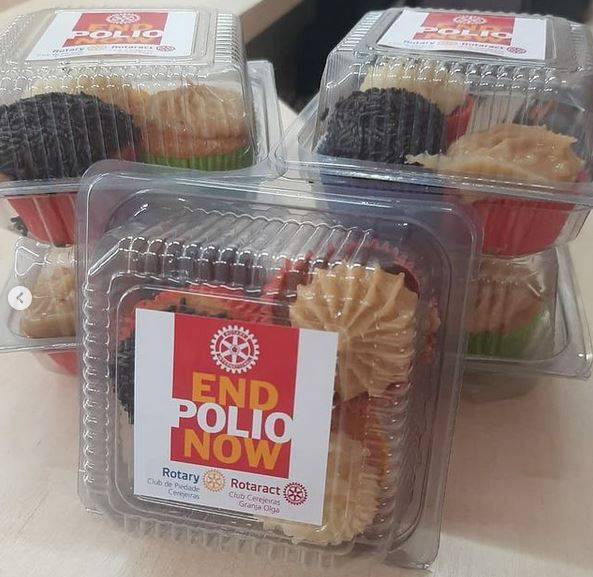 No dia 24 de outubro, o Rotary Club de Piedade-Cerejeiras em parceria com o Rotaract Club Cerejeiras Granja Olga realizou a I Venda de Mini Cupcakes em prol ao projeto "End Polio Now". Foram mais de 150 caixinhas vendidas e o valor arrecadado fora revertido ao Fundo Polio Plus.