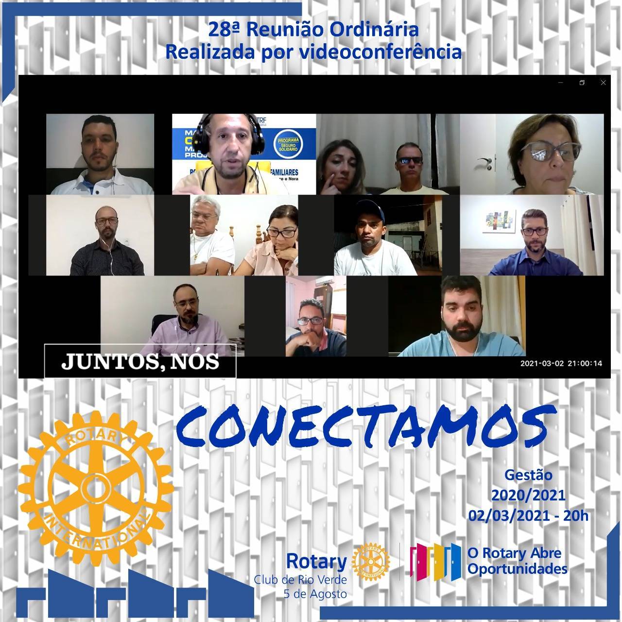 28ª REUNIÃO ORDINÁRIA DO ROTARY 5 DE AGOSTO