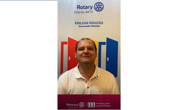 Governador Bigatão Parabeniza os Rotaractianos pelos 53 anos 