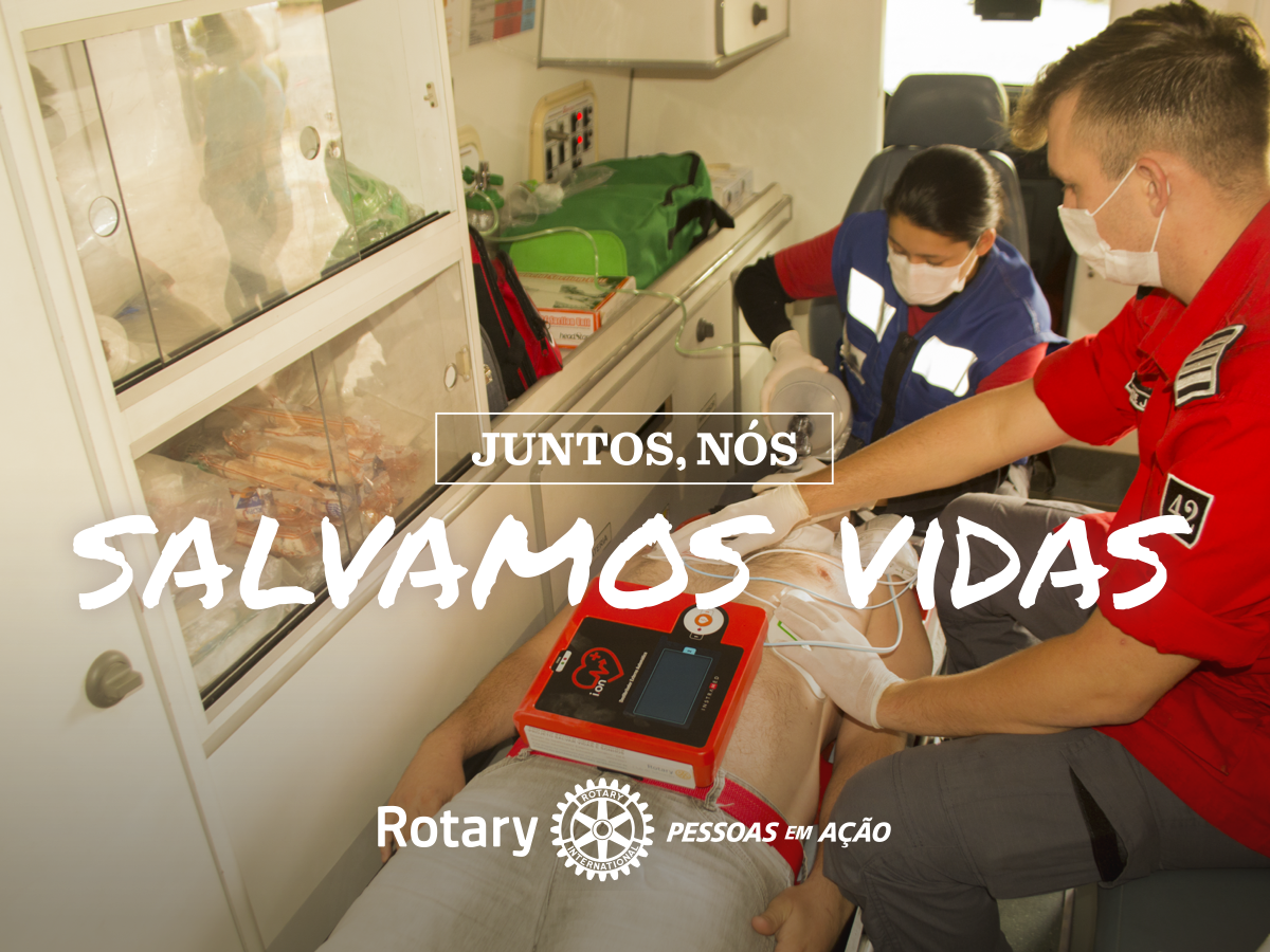 na imagem: Simulação de aplicação do equipamento D.E.A.