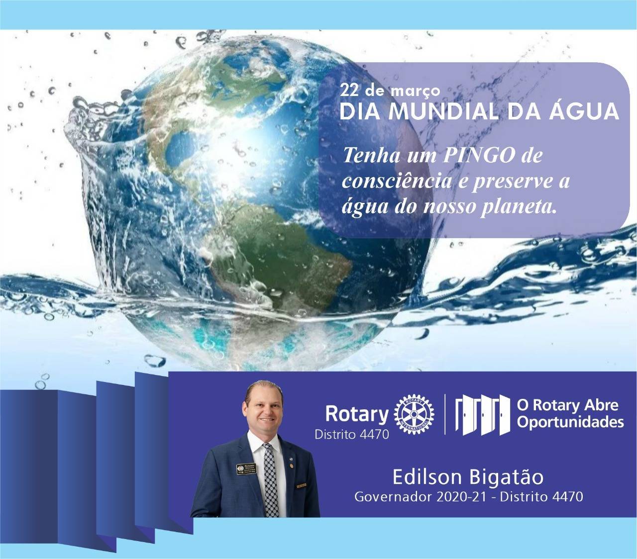 Dia Mundial da Água - 22 de março