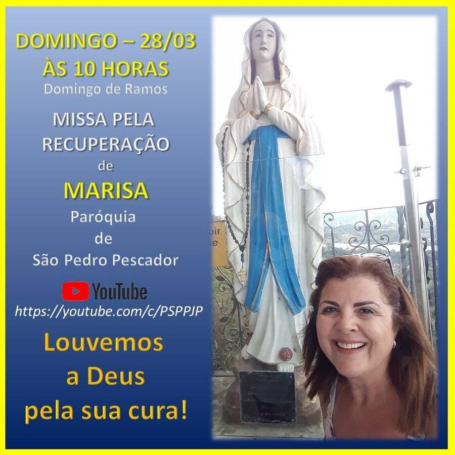 Missa pela recuperação da saúde de Marisa Castanheira