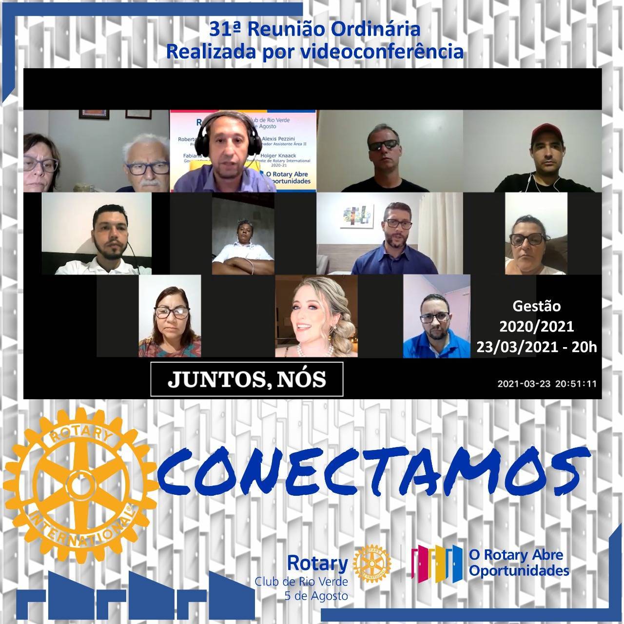 31ª REUNIÃO ORDINÁRIA DO ROTARY 5 DE AGOSTO