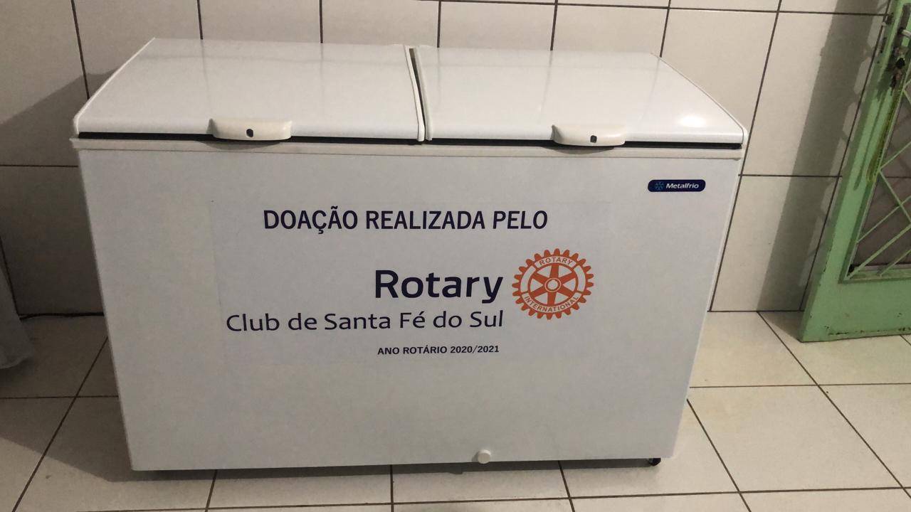 Doação de Freezer para o Lar dos Velhinhos Orvalho de Luz.