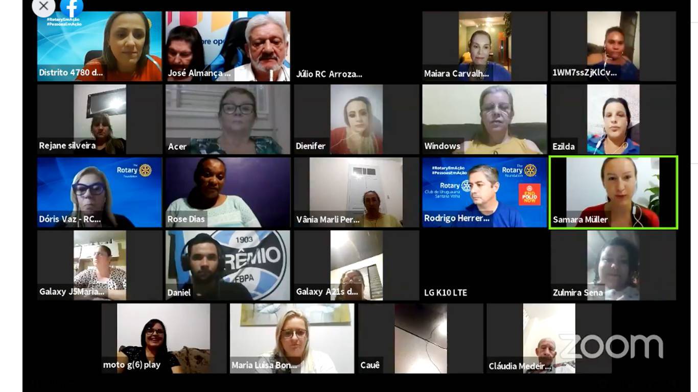 Formatura aconteceu on-line pela plataforma Zoom 