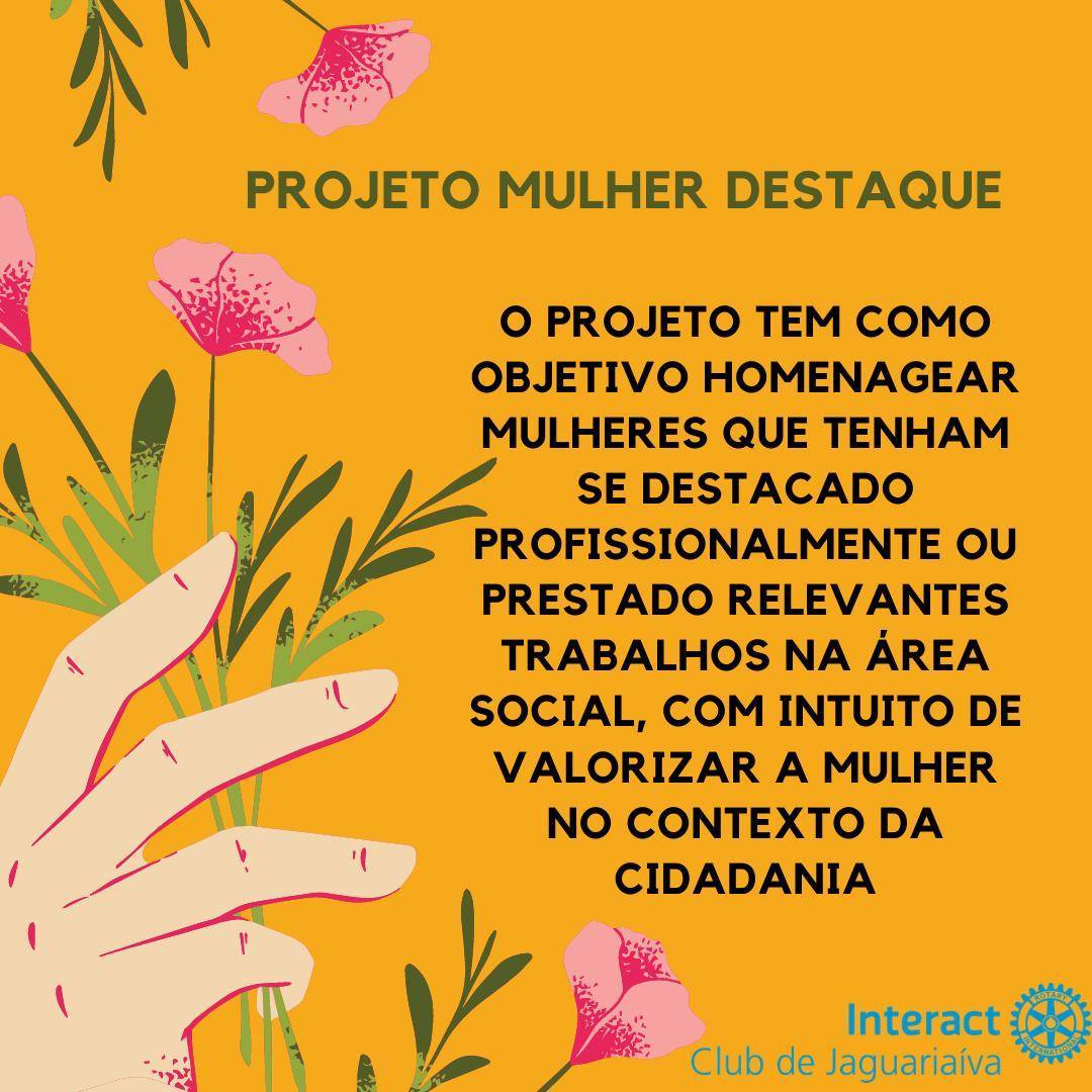 Projeto Mulher Destaque 