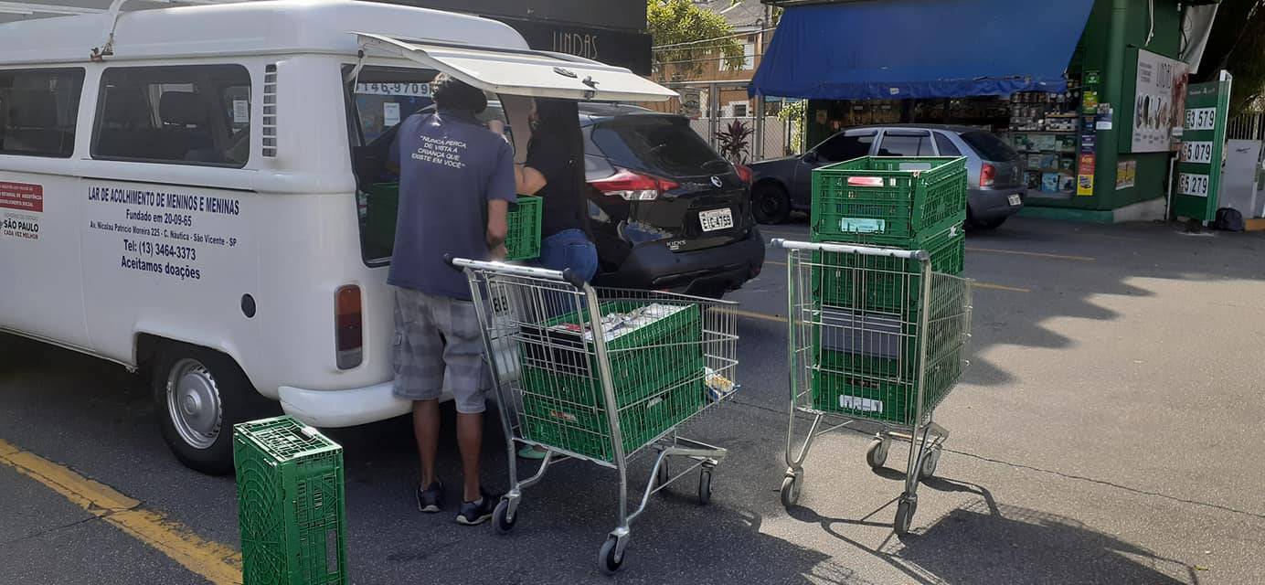 Recebendo as doações
