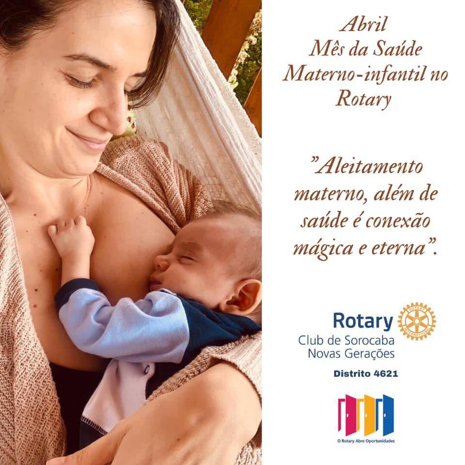 ABRIL - MÊS DA SAÚDE MATERNO INFANTIL NO ROTARY