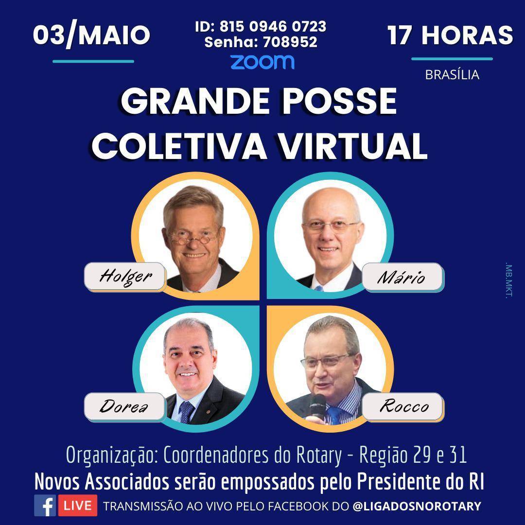 Esta chegando GRANDE POSSE COLETIVA NO BRASIL - 03/05/2021 17h SP