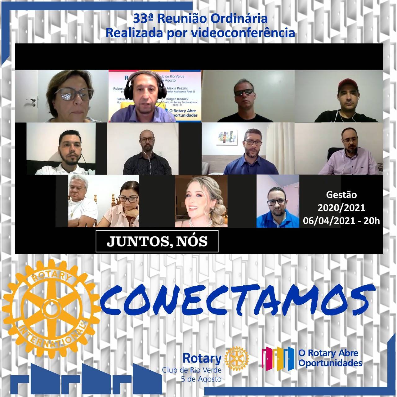 33ª REUNIÃO ORDINÁRIA DO ROTARY CLUB DE RIO VERDE 5 DE AGOSTO