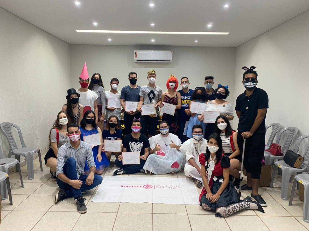 Festiva de Posse - Gestão do Rotaract Club de Sinop São Cristóvão Juntos Somos Mais Fortes Ano Rotário 2020-2021