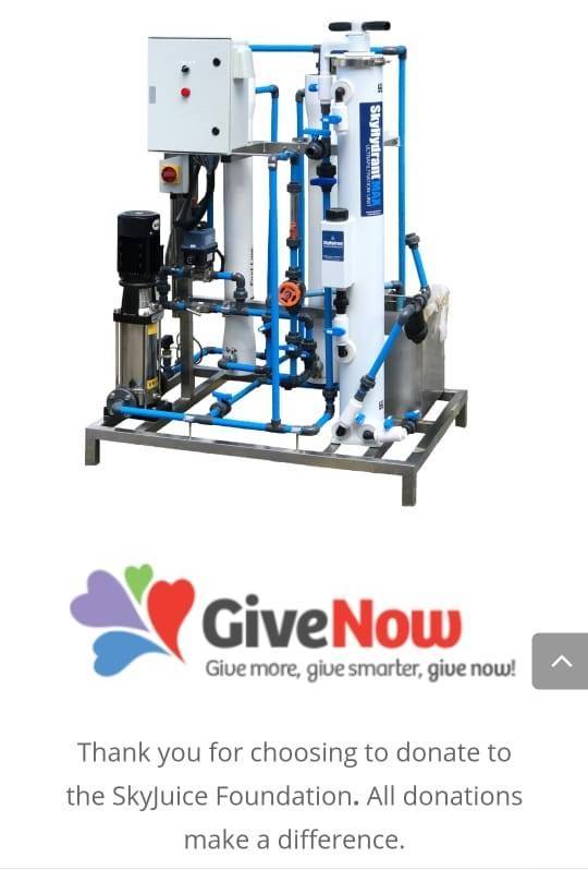 No dia mundial da água 22 de maço o Rotary Club da Austrália lança filtro que  permite a dessalinização da água. O Rotary Club da Astráulia sempre inovando, dessa vez lançou o fitro que além de filtar a água, deixando ela potável nas enchentes também permite a dessalinização.  Esse projeto compreende no Projeto Disaster Aid Austrália, em que o Rotary Club de Chapecó São Crsitóvão distrito 4740 é parceiro através do Disaster Aid Brasil e que já consegui ajudar muitas pessoas no Brasil.