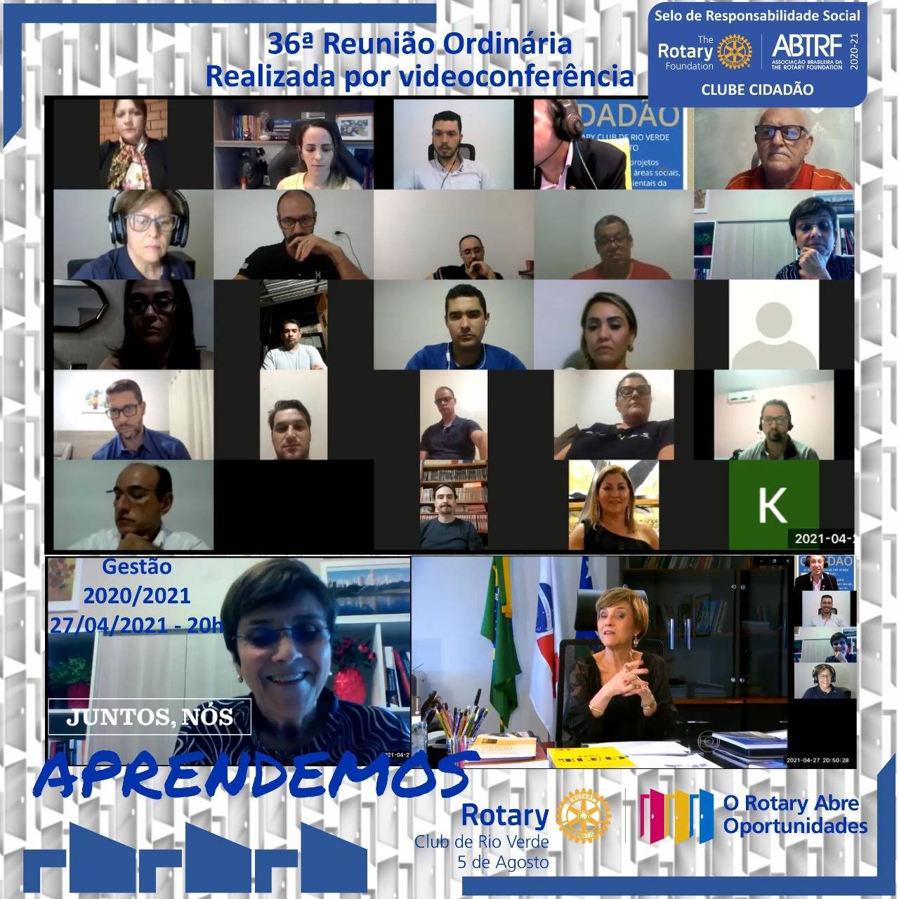 Ministra do Tribunal Superior do Trabalho profere palestra em reunião do rotary 5 de Agosto