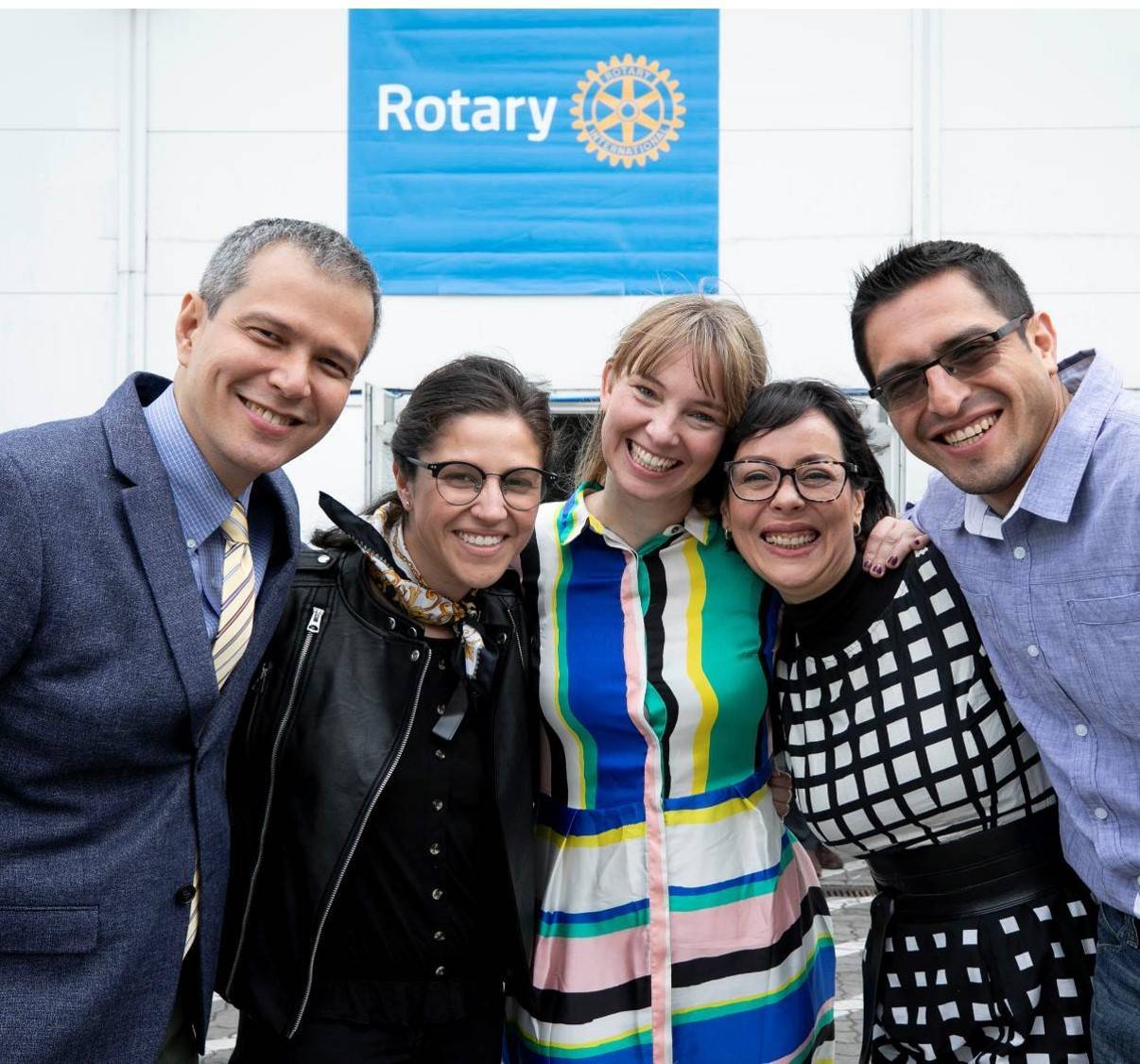 Bolsistas do Programa Bolsas Rotary pela Paz.