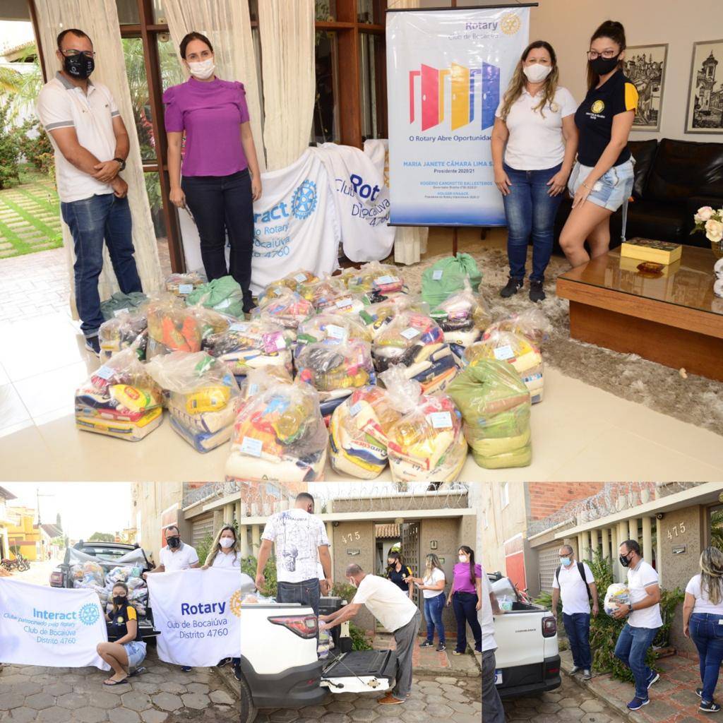 Entrega de Cestas Básicas arrecadadas à Secretaria de Desenvolvimento Social