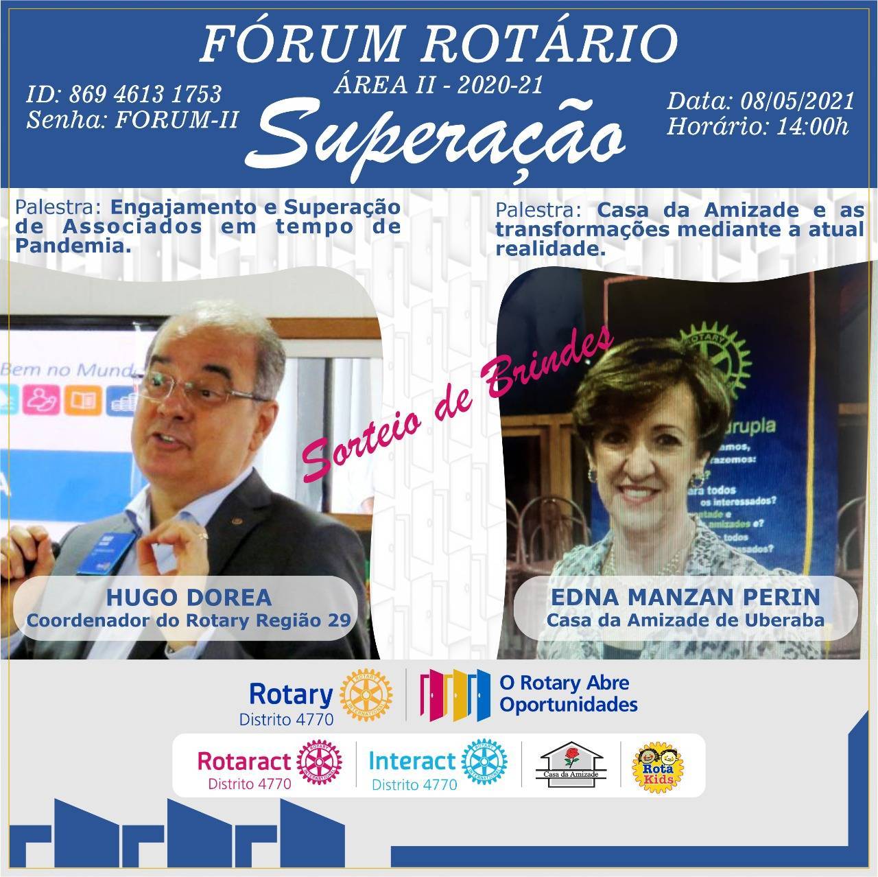 FÓRUM ROTÁRIO  DA ÁREA II - O FÓRUM DA  SUPERAÇÃO