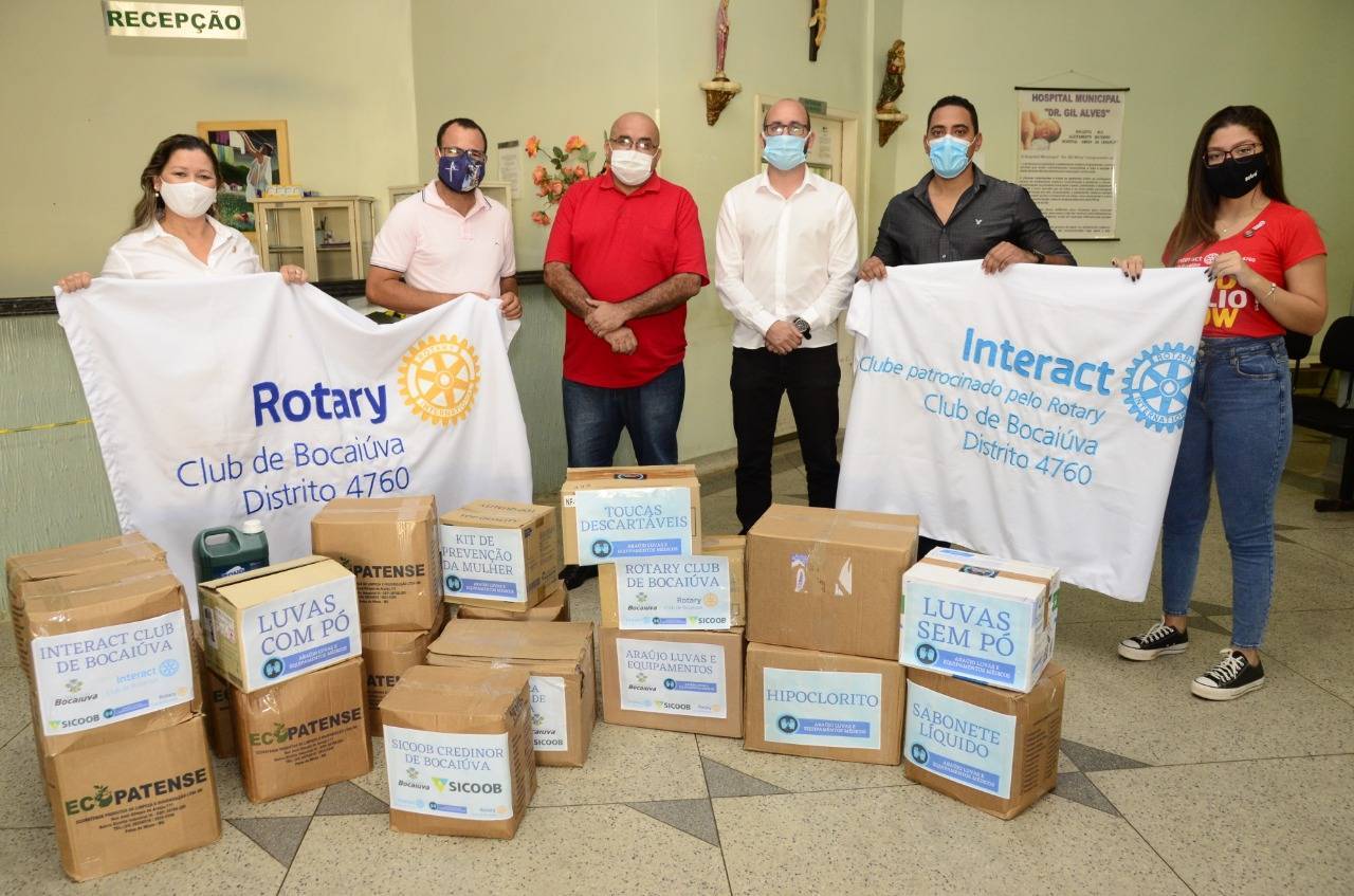 RC de Bocaiuva e Diretores do Hospital Dr Gil Alves 