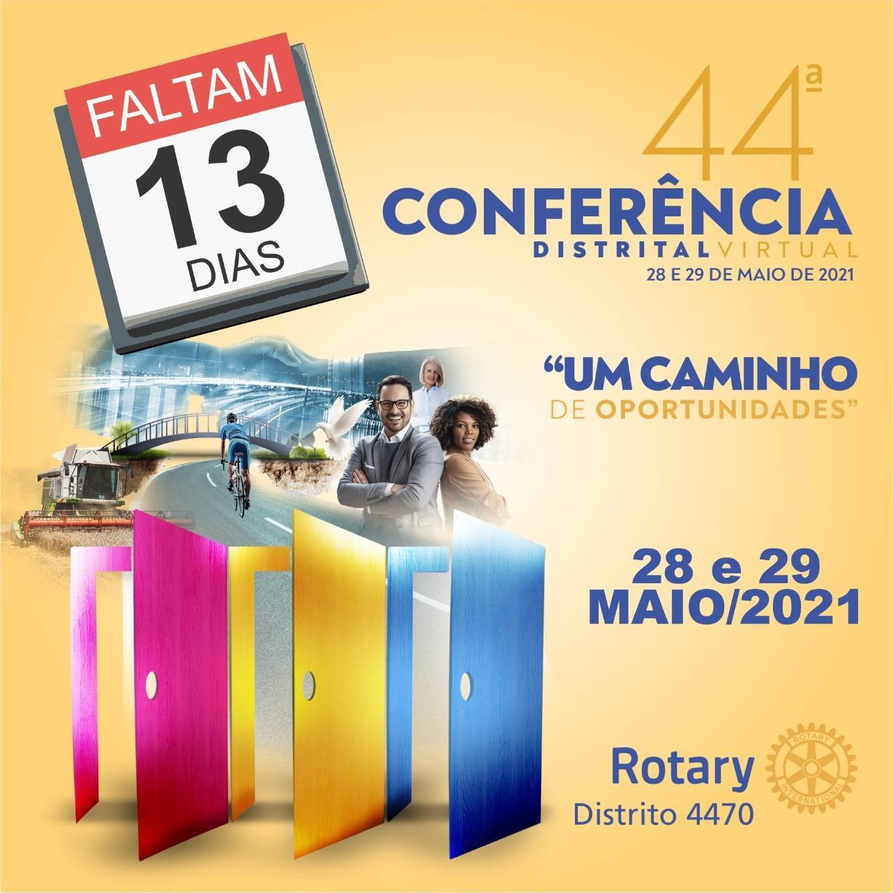 Faltam 13 Dias !!! 44º Conferência Distrital 28/05/2021