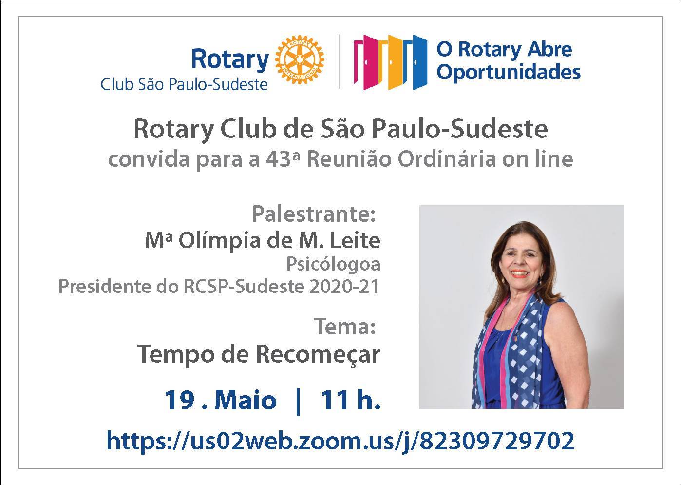 Palestrante da Reunião