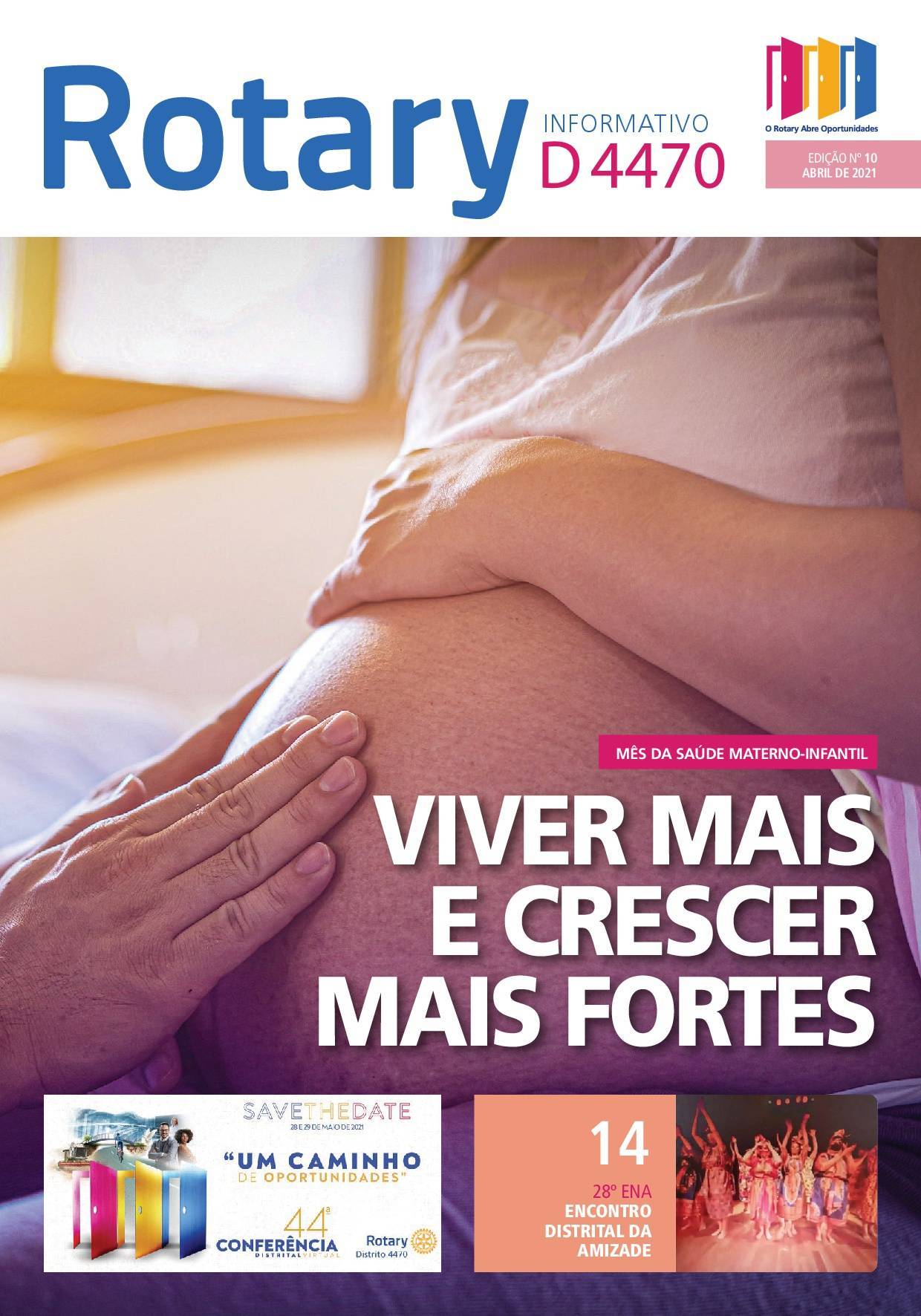 Informativo Rotário de Abril/2021 - Numero 10 - Carta Mensal 