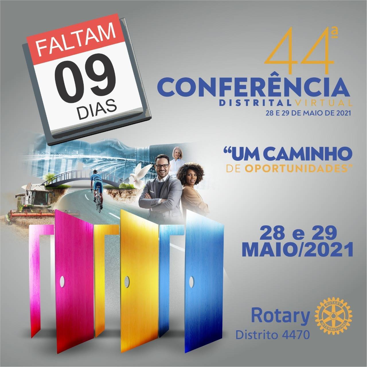 Faltam 09 Dias !!! 44º Conferência Distrital 28/05/2021 