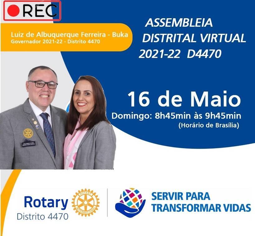 Gravações das Salas da Assembleia Distrital 2021-22