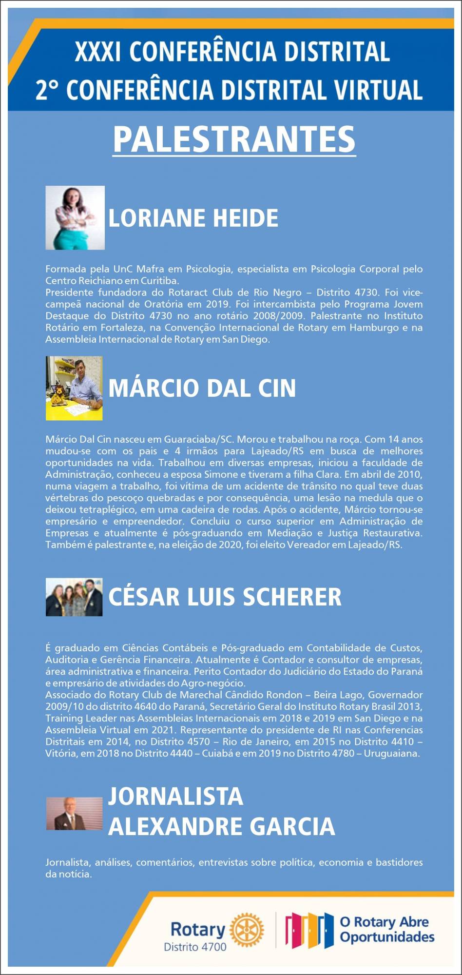 Conheça nossos palestrantes