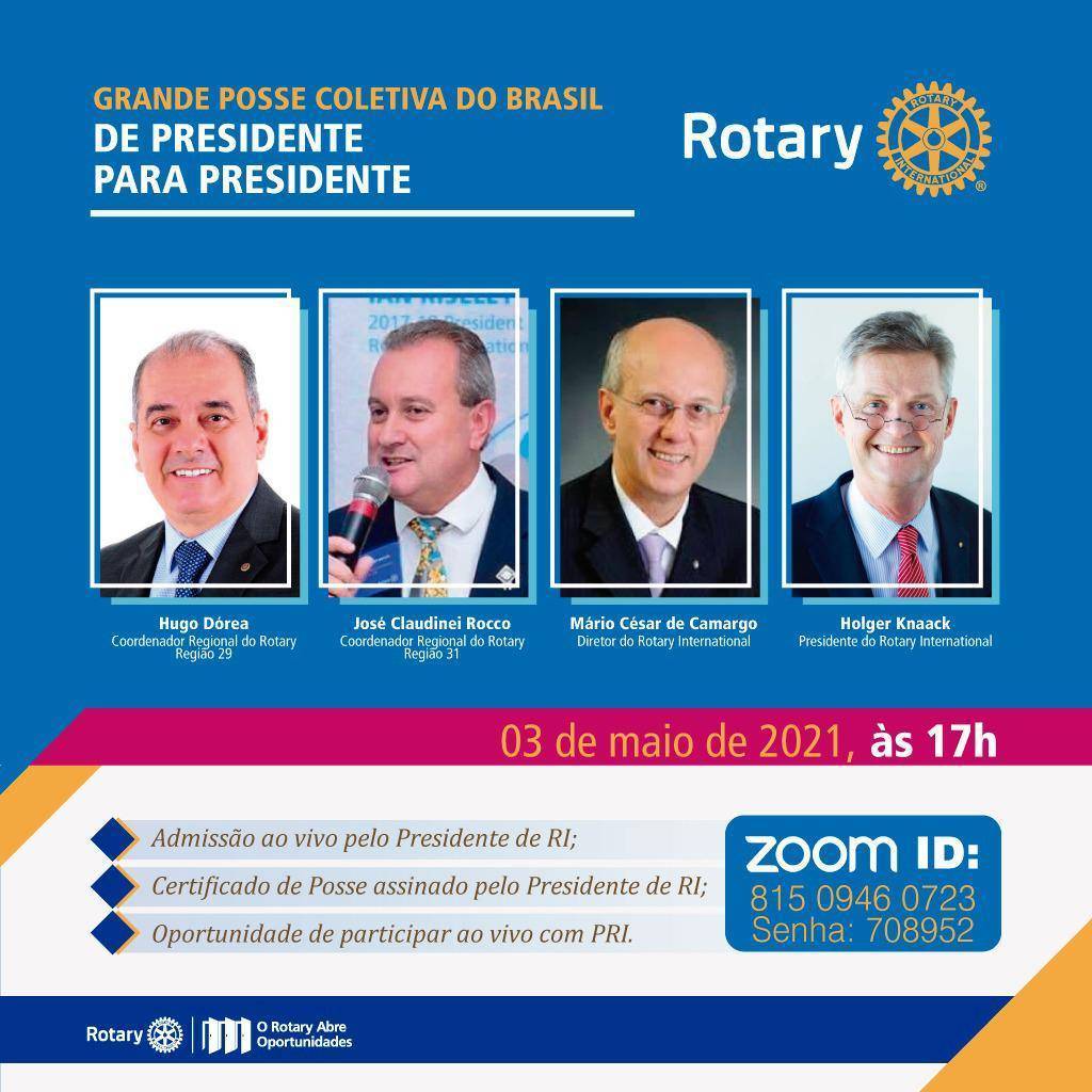 GRANDE POSSE COLETIVA VIRTUAL DO BRASIL - ROTARY