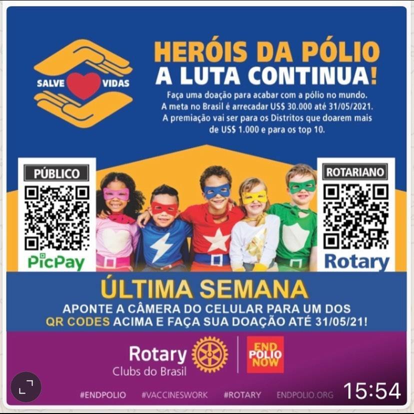 Divulgue e DOE até 31 de MAIO