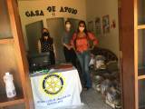 Entrega de 10 cestas básicas - Casa de Apoio
