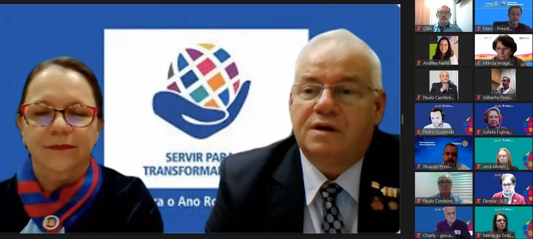 Mensagem do Casal Governador 2020-2021 Watson e Maely