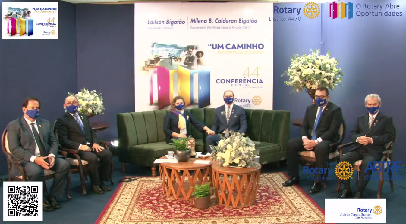 Gravação da 44ª Conferência Distrital do Distrito 4470 " Um Caminho de Oportunidade " 28 e 29/05/2021