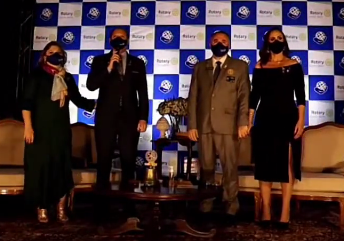 Gravação Cerimônia de Transmissão de Cargo e Posse do Distrito 4470 e Clubs de Andradina e Castilho, Interact e Rotaract - Zoom e Youtube