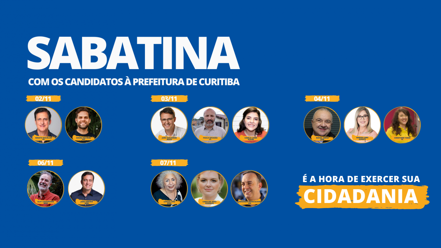 Objetivo é dar mais visibilidade aos planos de governo e às propostas de cada candidato para auxiliar população a fazer escolha consciente