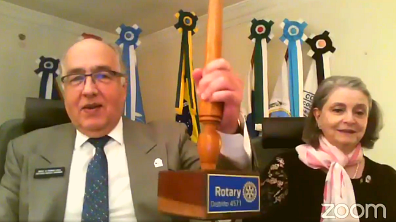 GD Claudio Mauricio Zyngier, em momento simbólico no Evento de Posse, ao lado de sua esposa Dora Zyngier