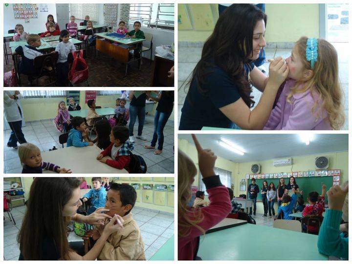 O Interact Club de Rodeio visitou a Escola Municipal "Luigia Margherita Vota Ferrari" e a Creche "Anna Mayer", mais uma iniciativa do projeto "Leia, interaja, aprenda e sorria"