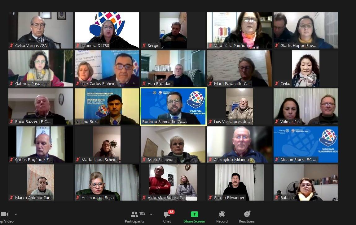 Posse virtual do Distrito 4780 - Área 10